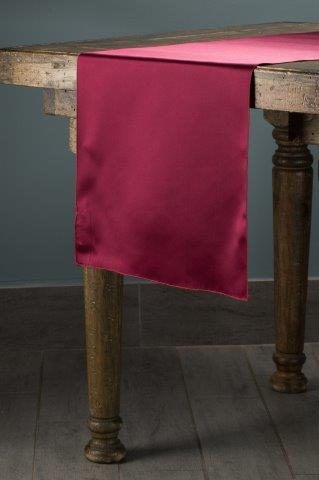 Matte Lamour Burgundy table runner